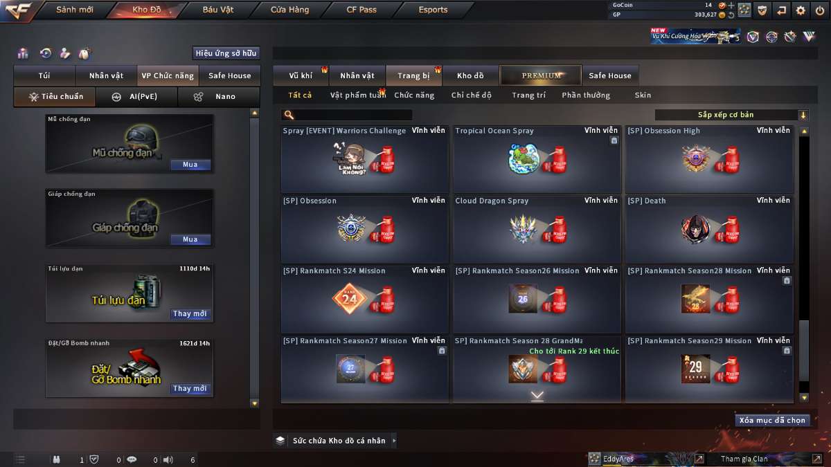 shop acc cf uy tin gia re